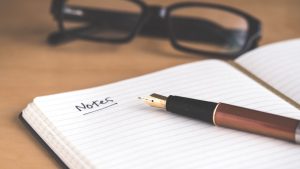 Clear handwritten mathematical notes
