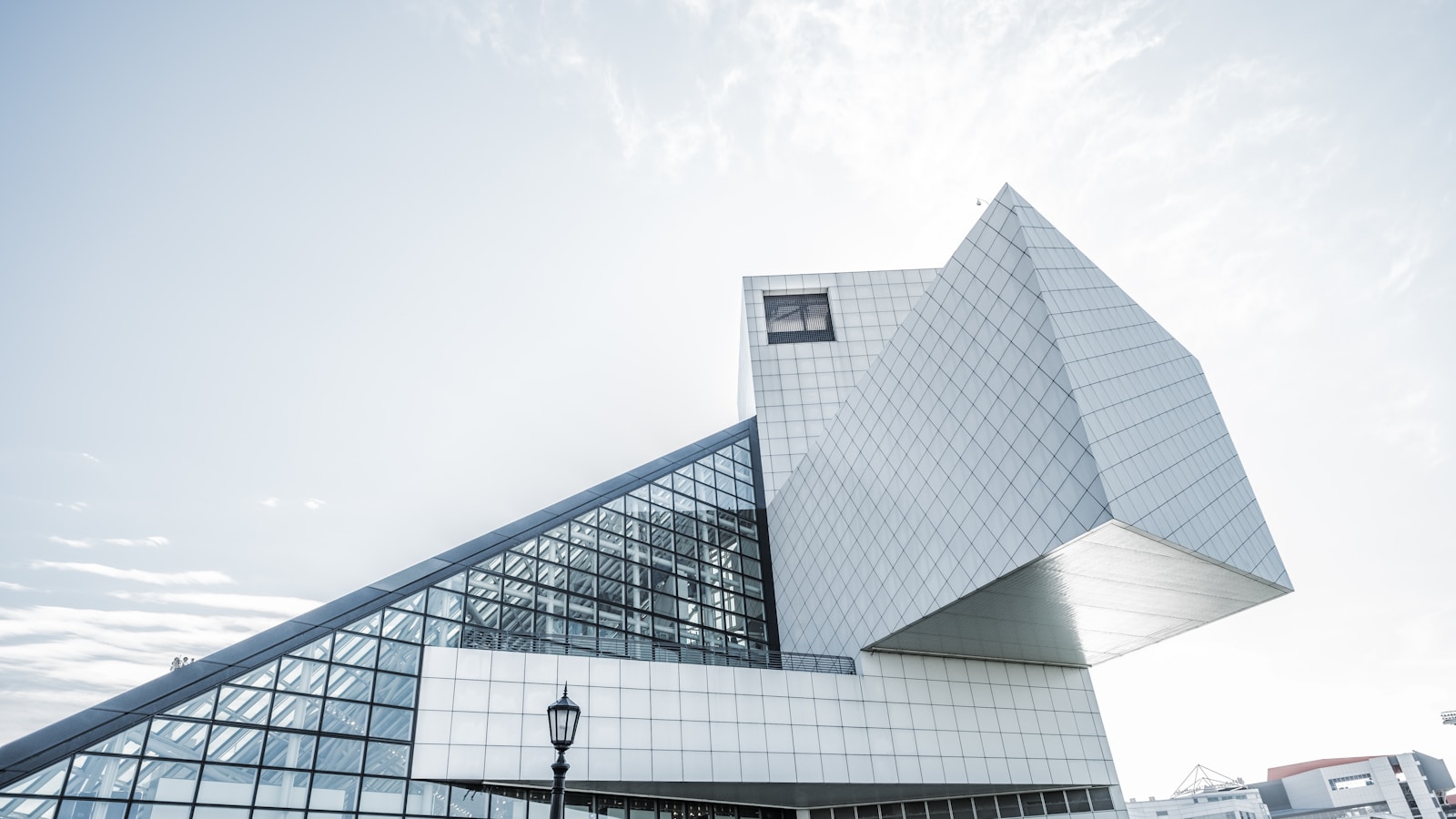 A modern architectural structure, the result of careful mathematical modeling
